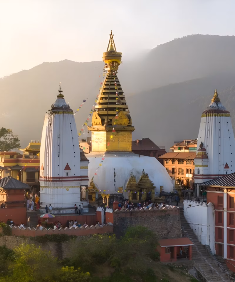 vista panorámica del Himalaya en Nepal durante viaje de lujo India y Nepal 15 días